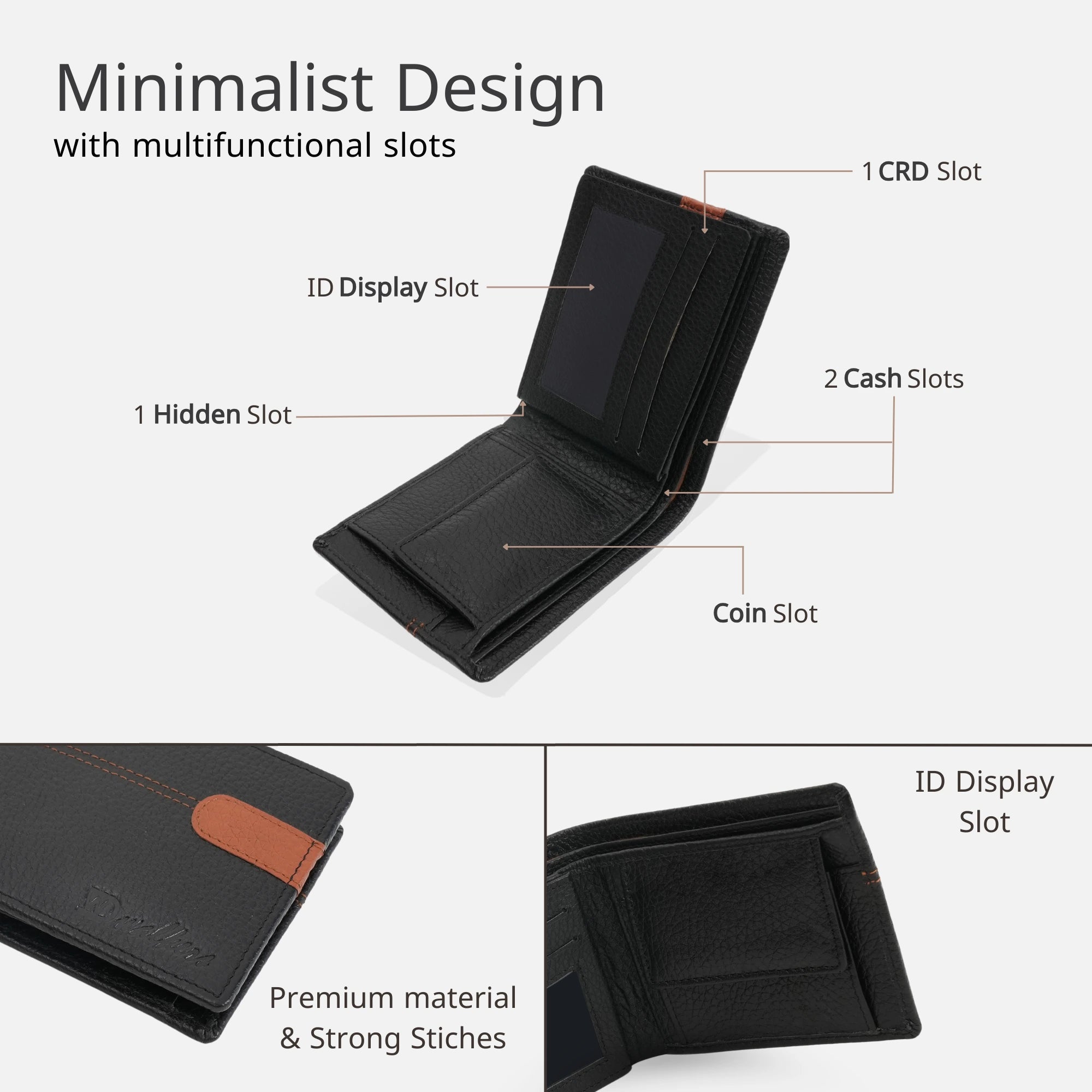 Caine luxury men’s wallet