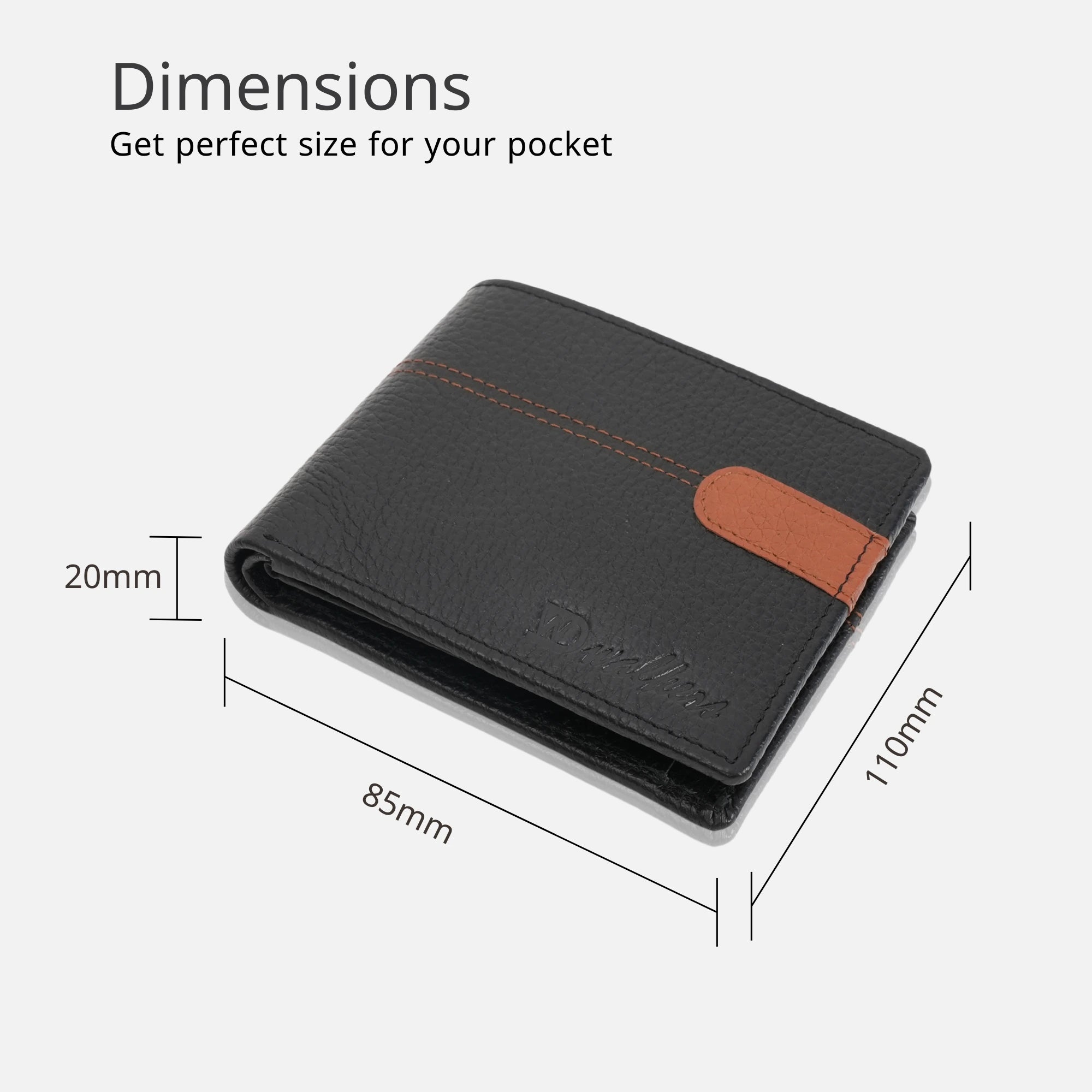 Caine handcrafted leather wallet
