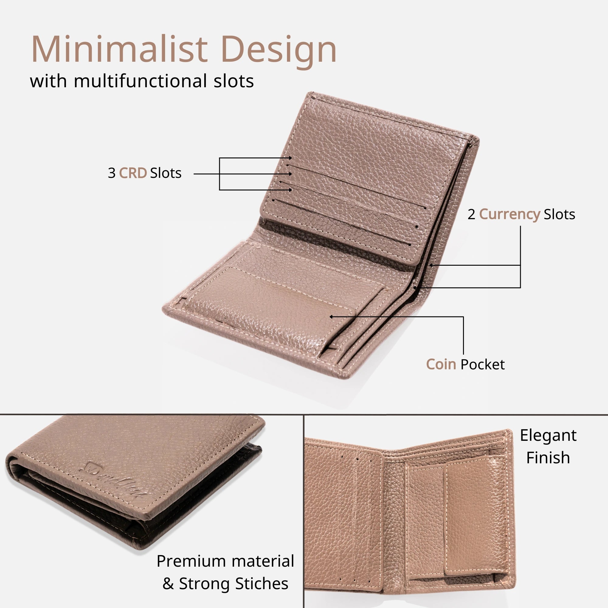 Real leather men’s wallet