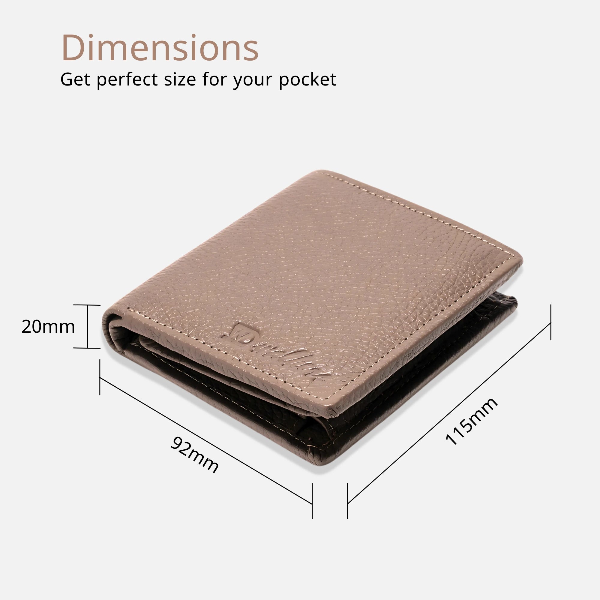 Authentic leather wallet for men