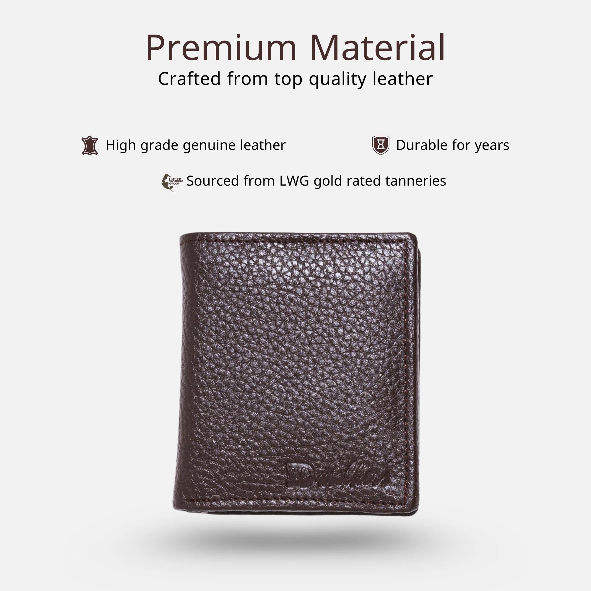 genuine leather wallet mens