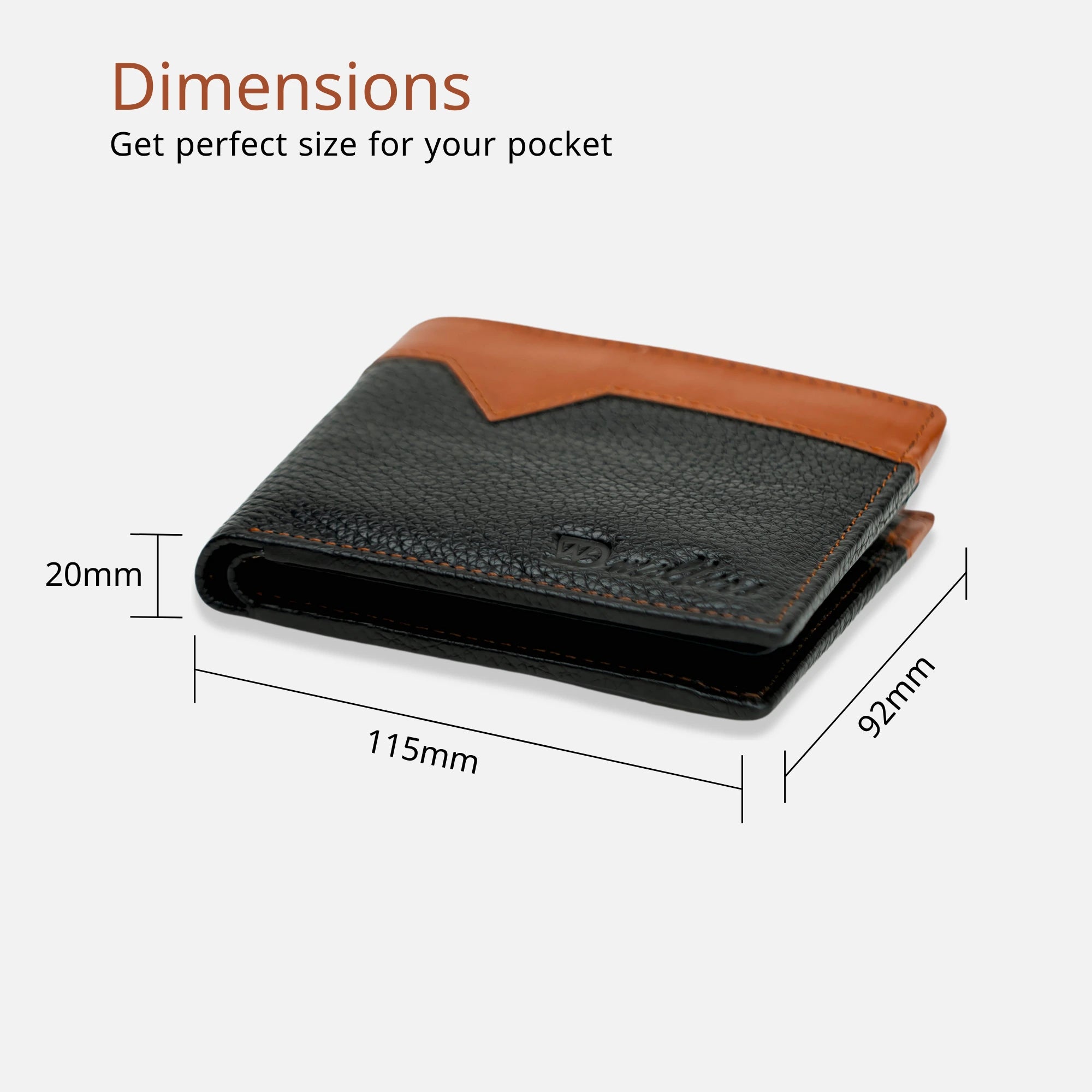 Real leather men’s wallet