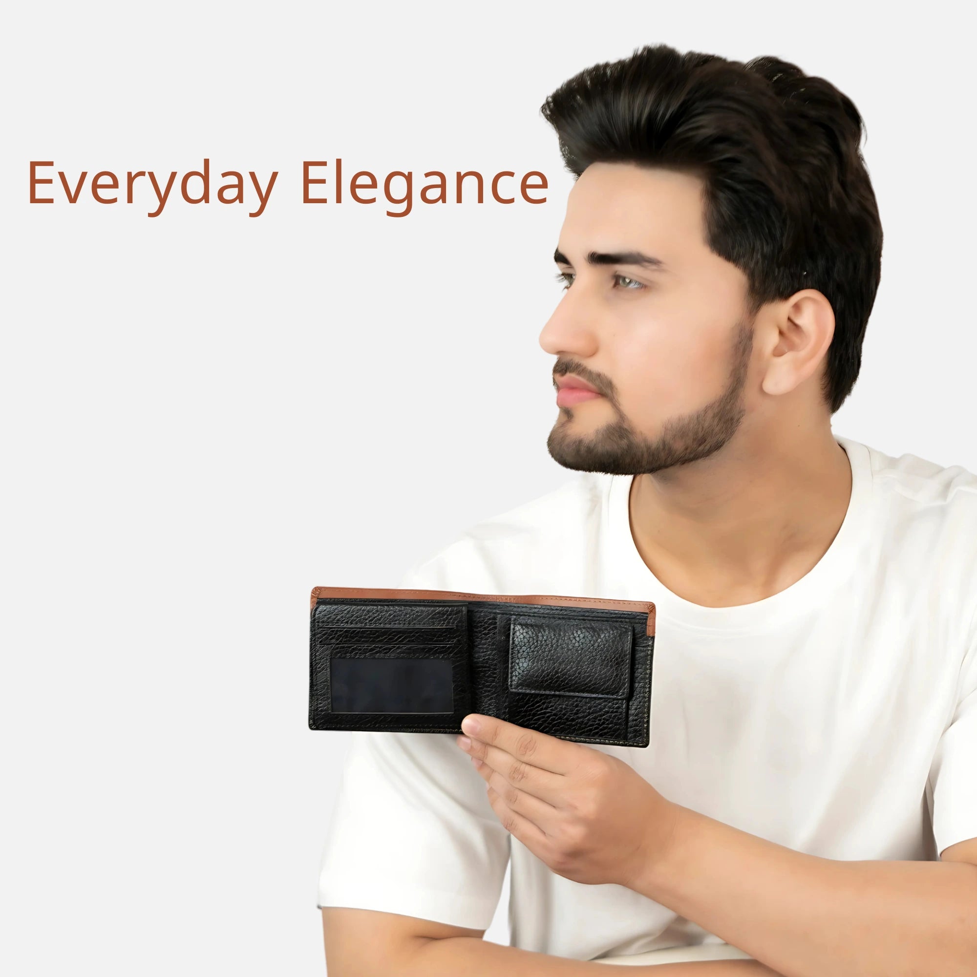 Authentic leather wallet for men