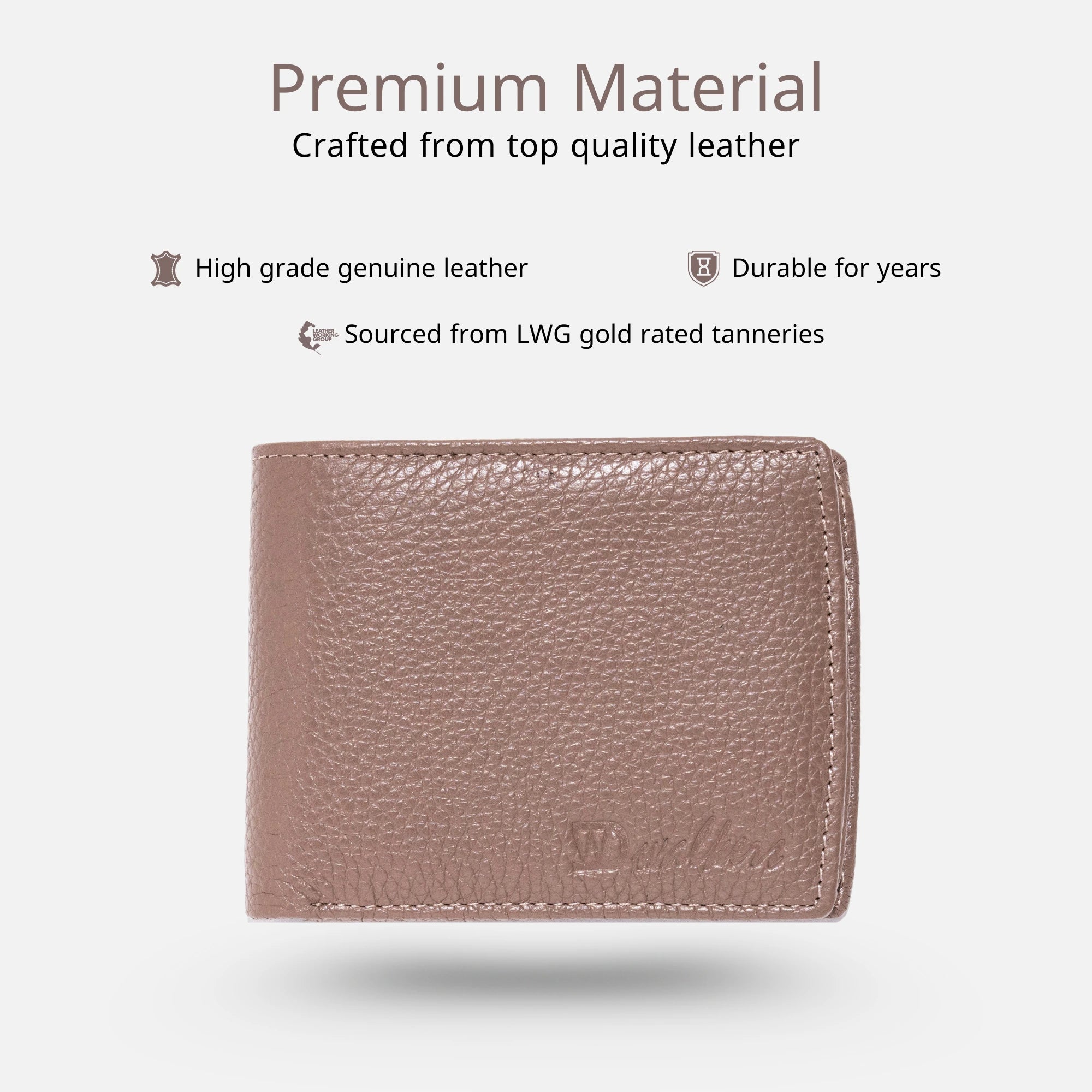 Original leather wallet for men