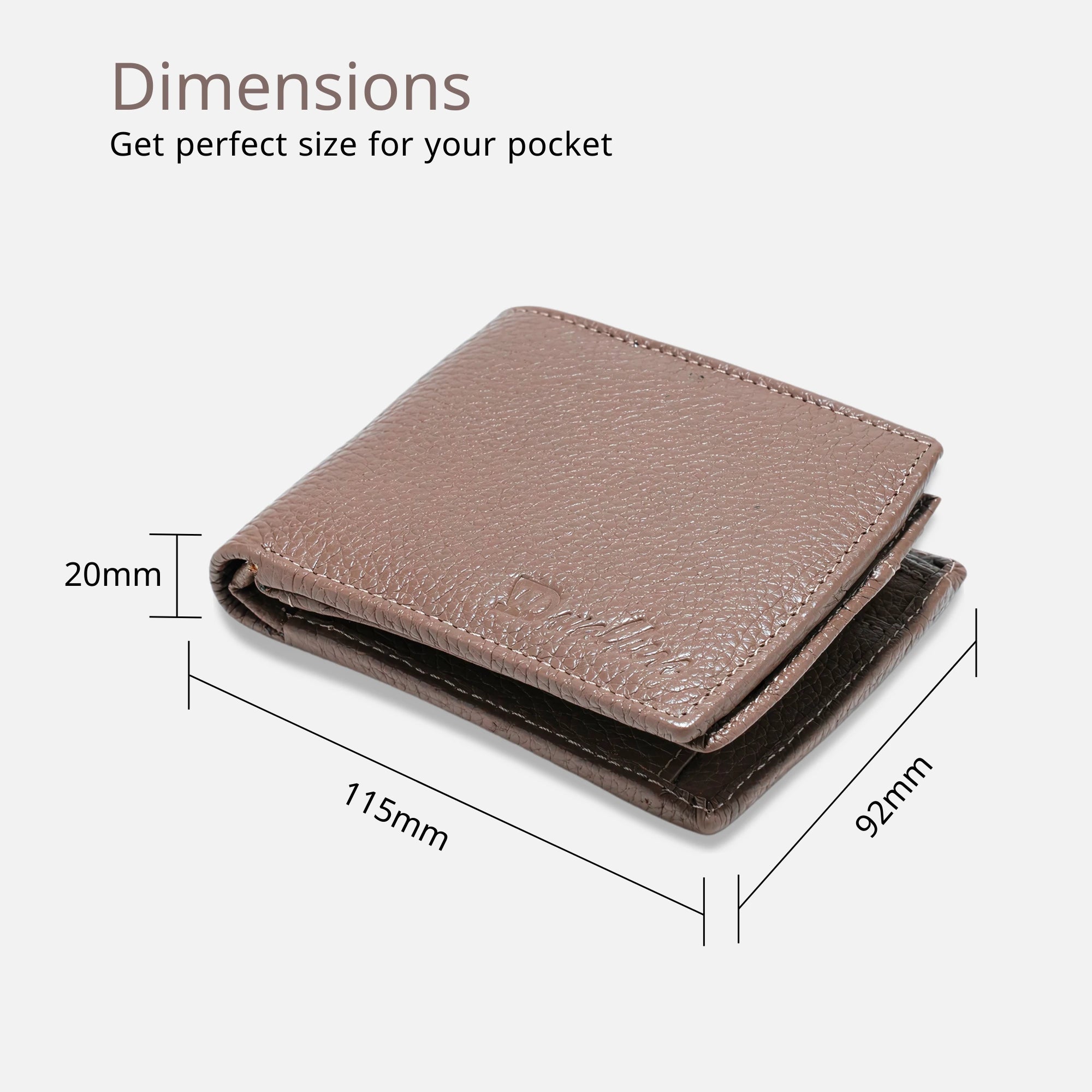 High-quality leather wallet for men