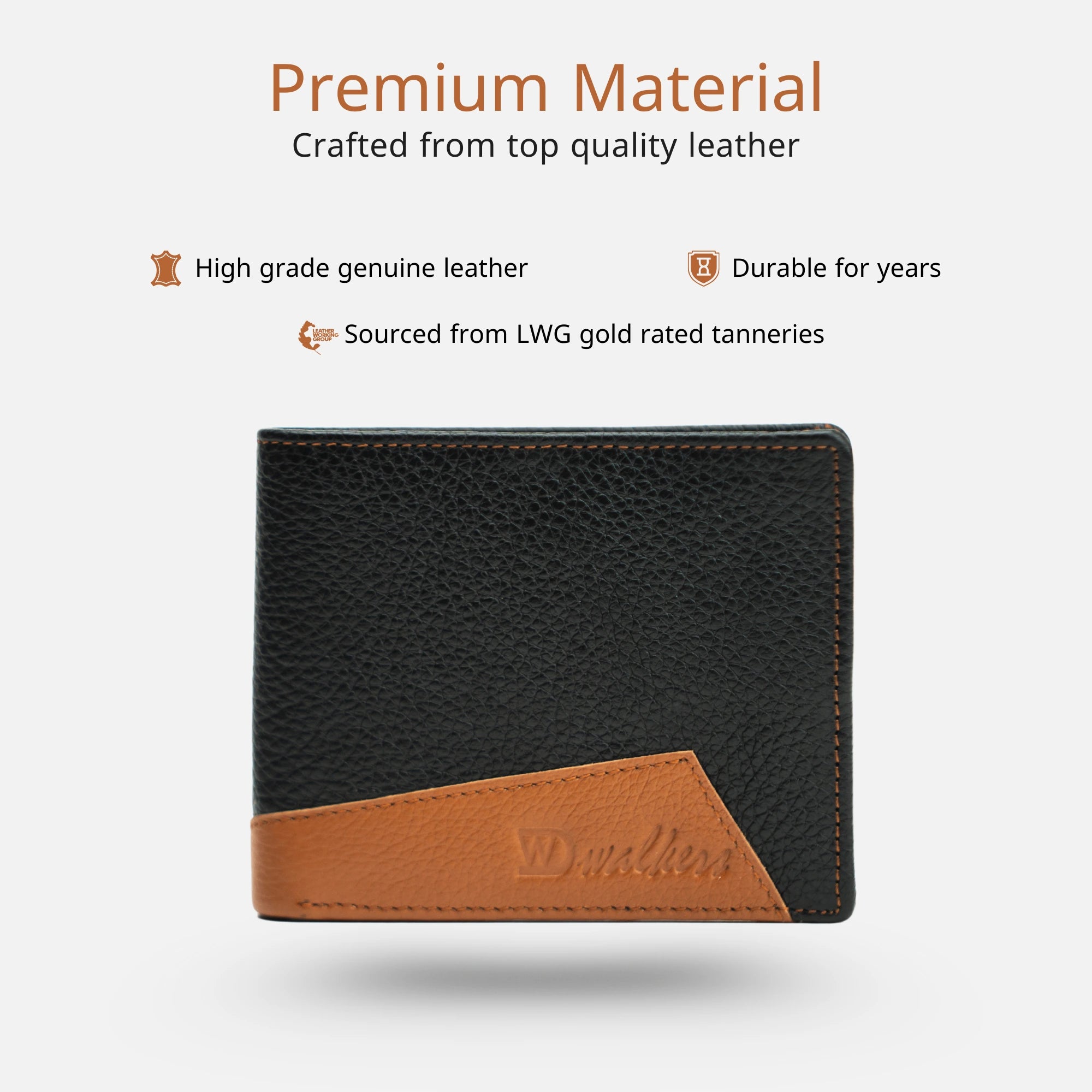 genuine leather wallet mens