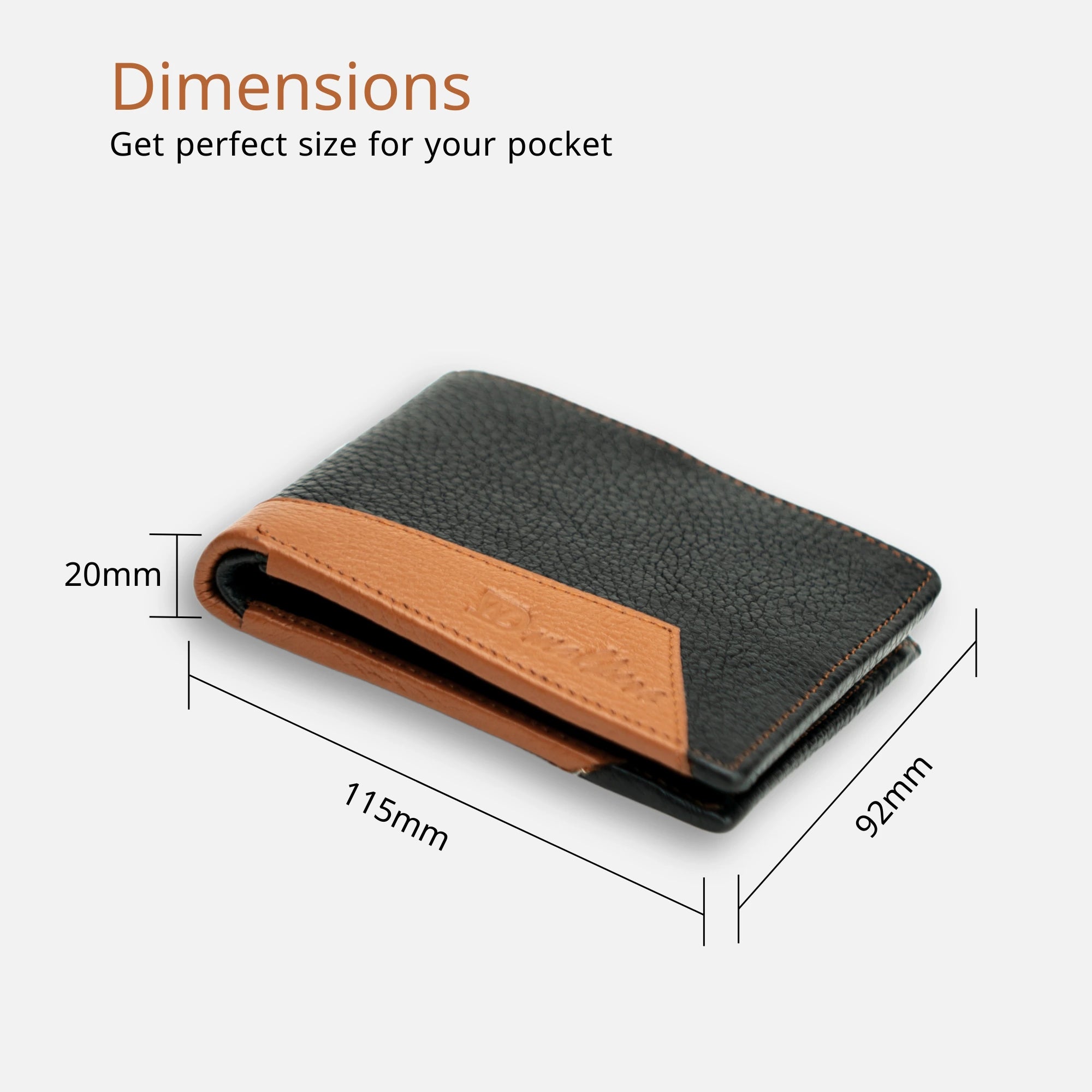 Real leather men’s wallet