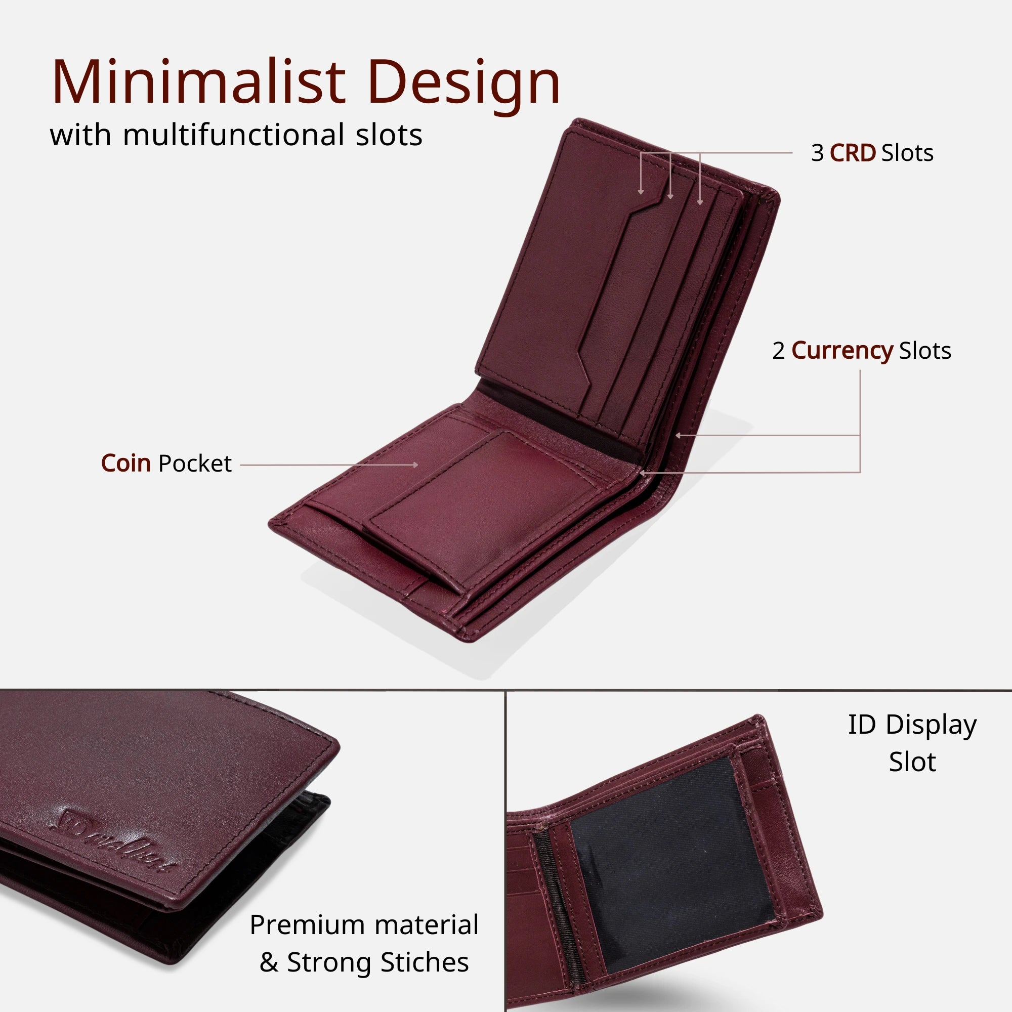 best Cherry leather wallet for men