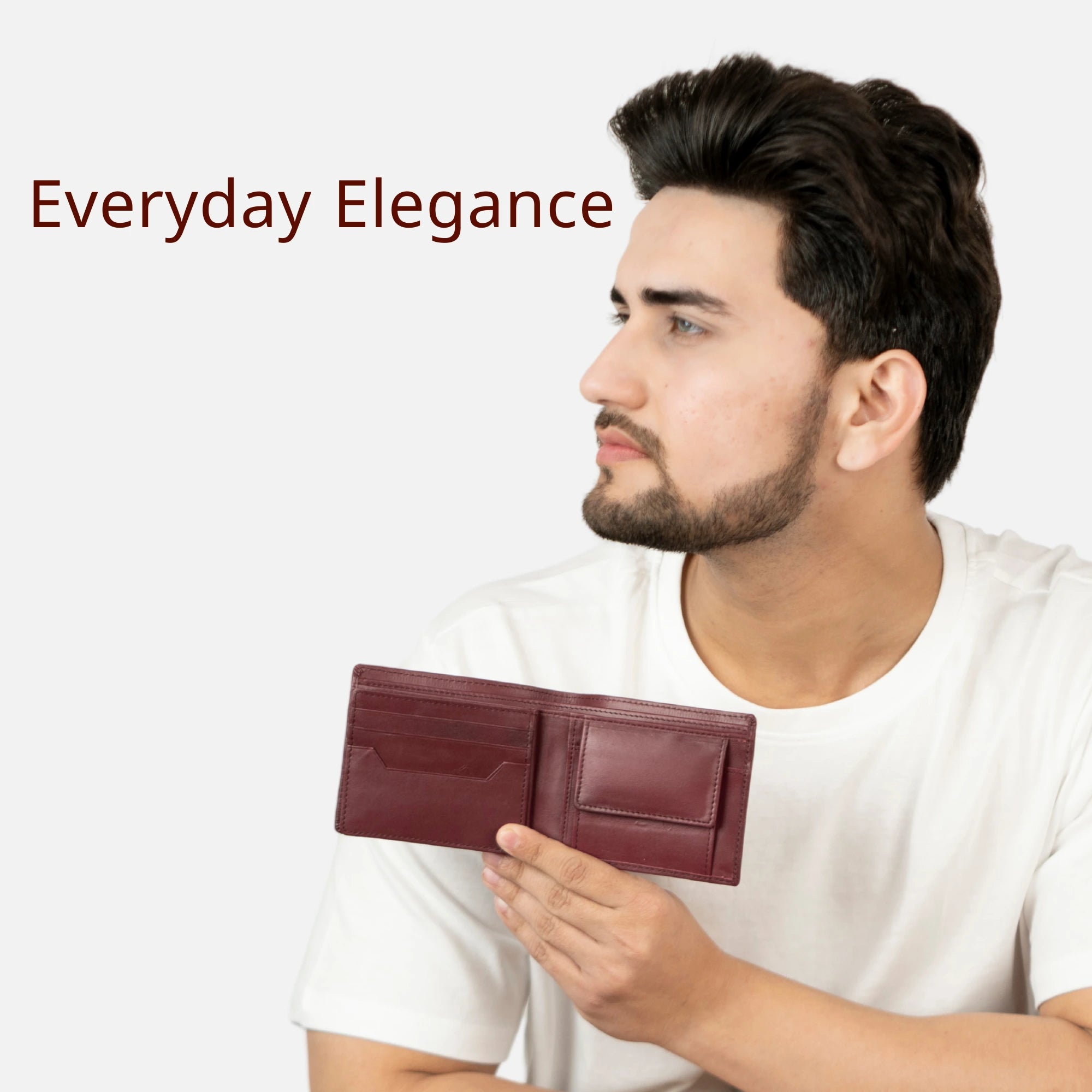Real Cherry leather men’s wallet