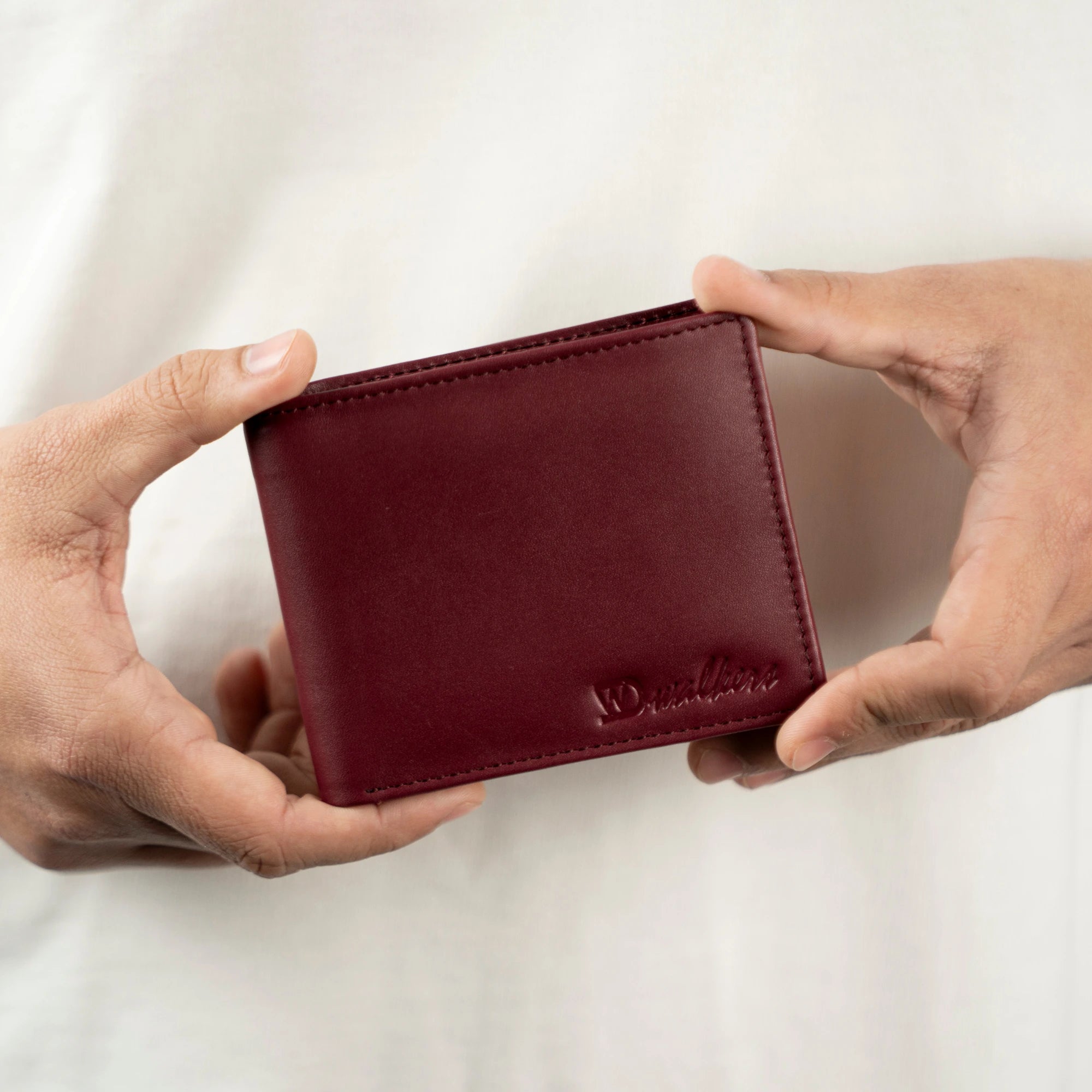 Authentic Cherry leather wallet for men