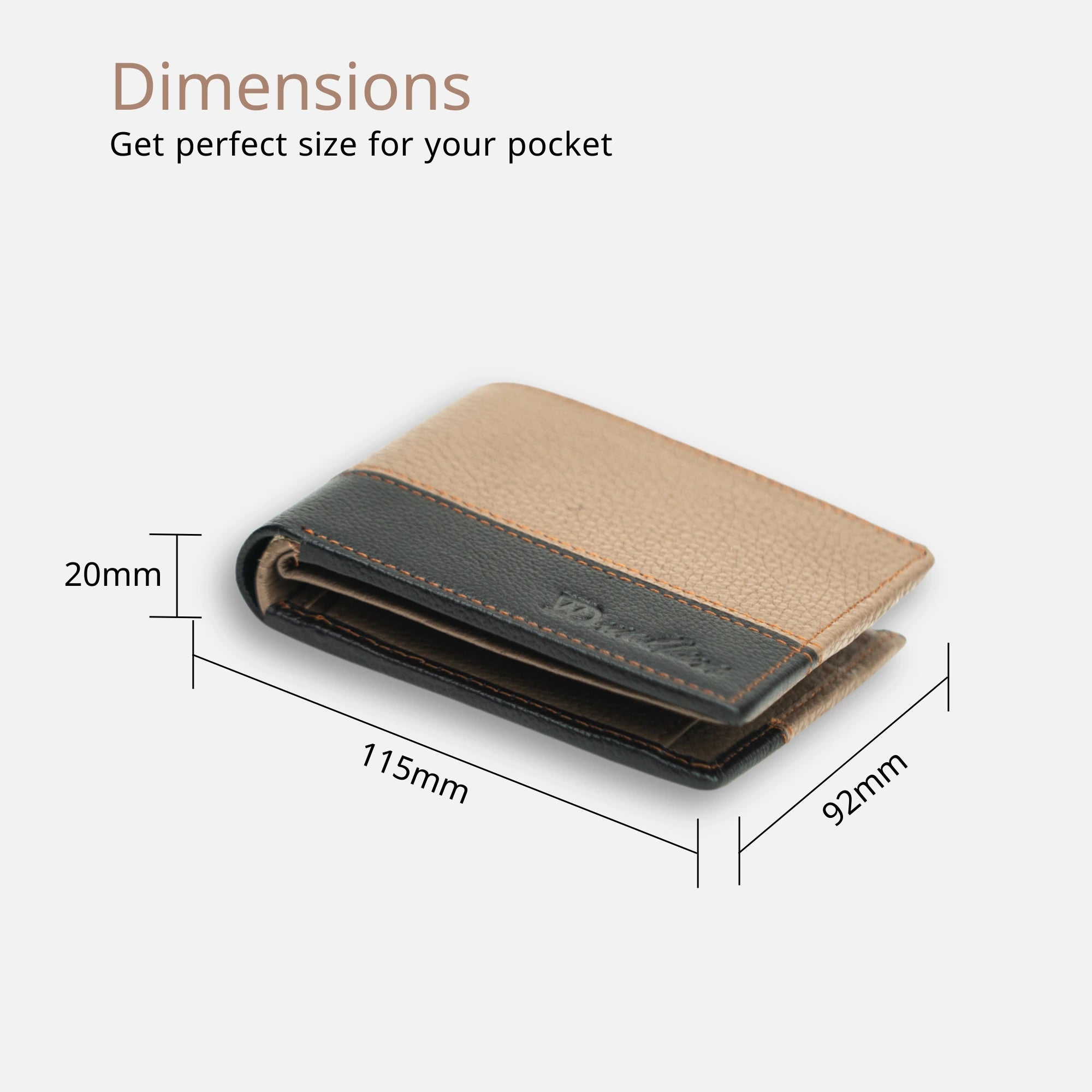 Premium leather wallet for men