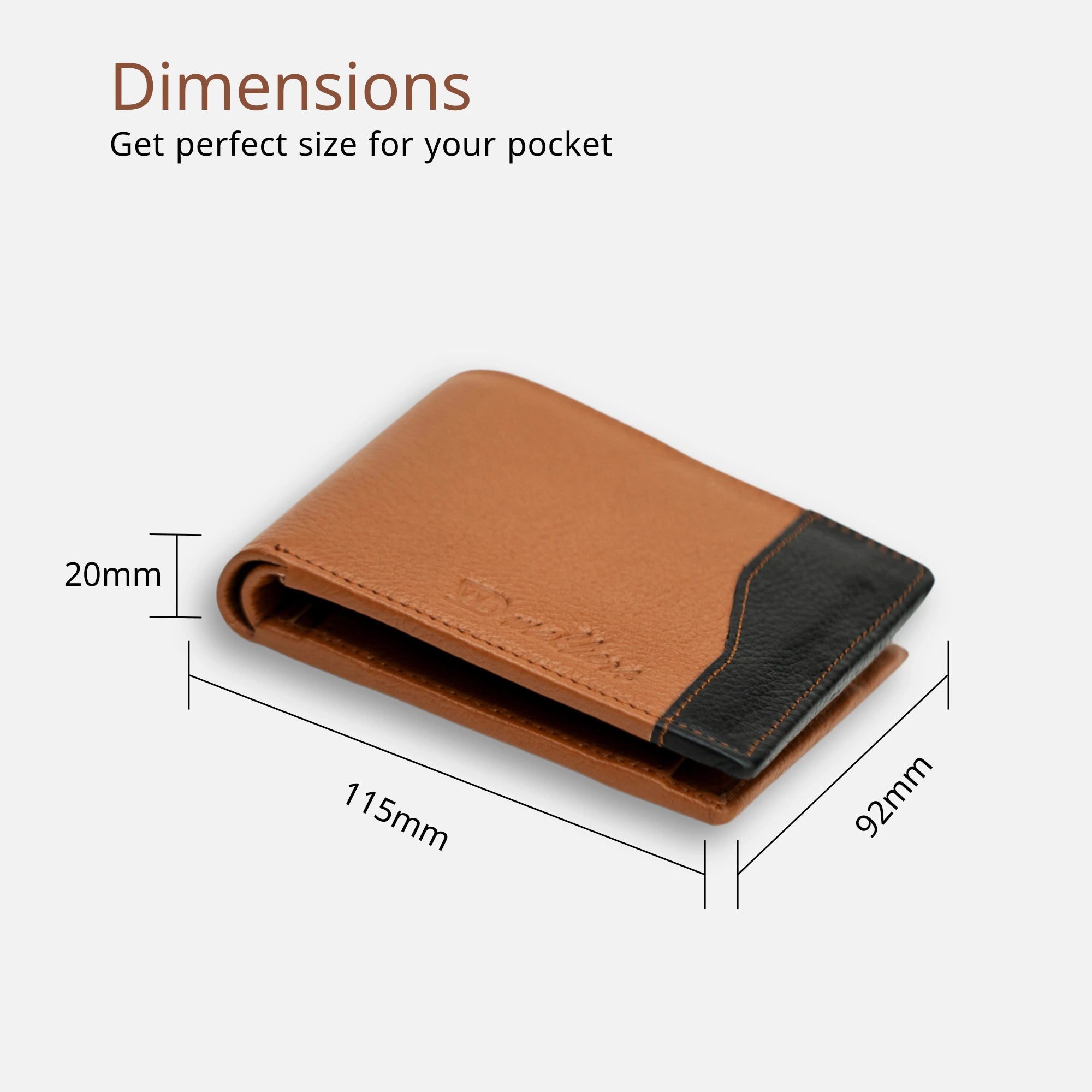 Real leather men’s wallet