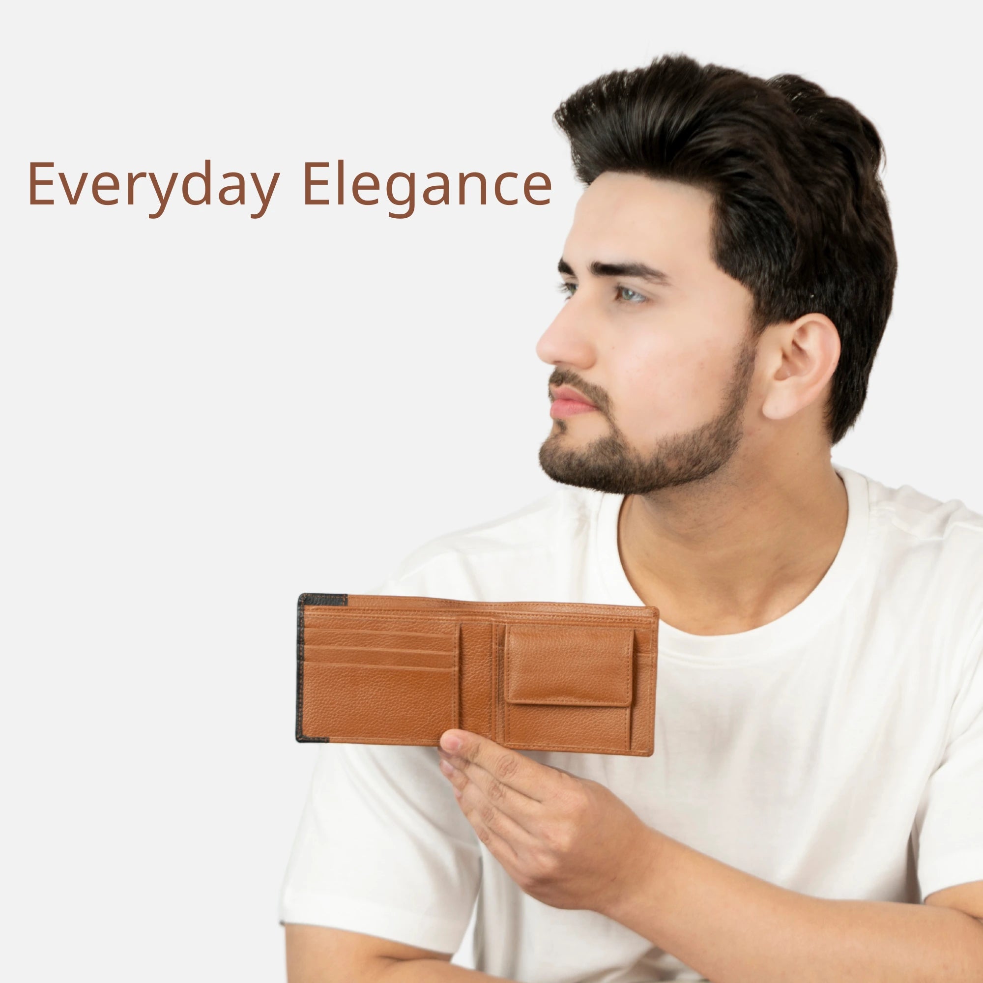 Authentic leather wallet for men