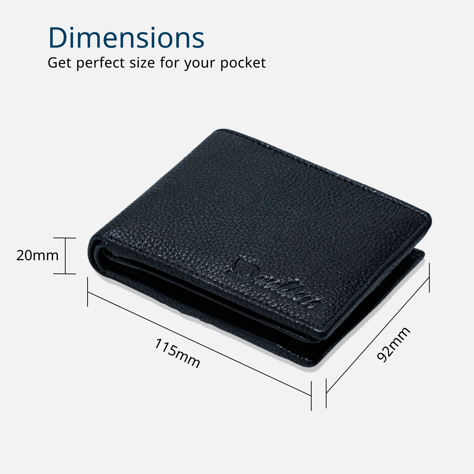 Premium leather wallet for men