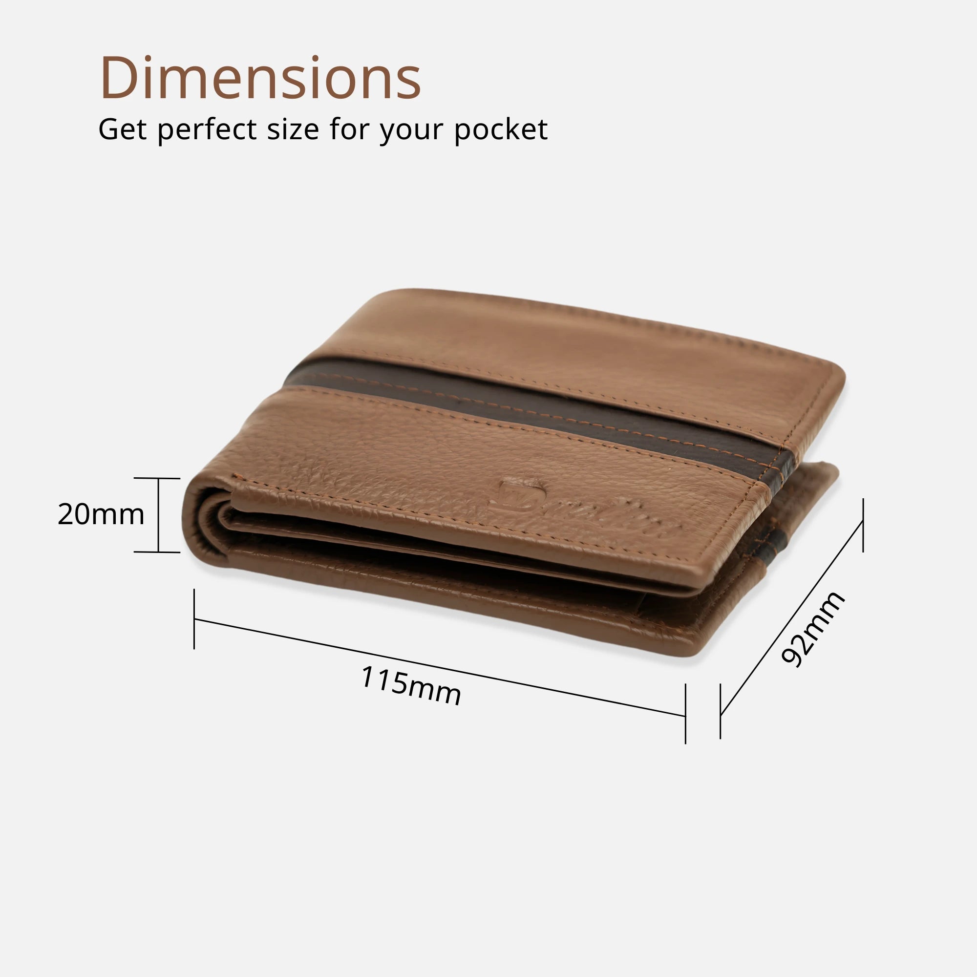 Real leather men’s wallet