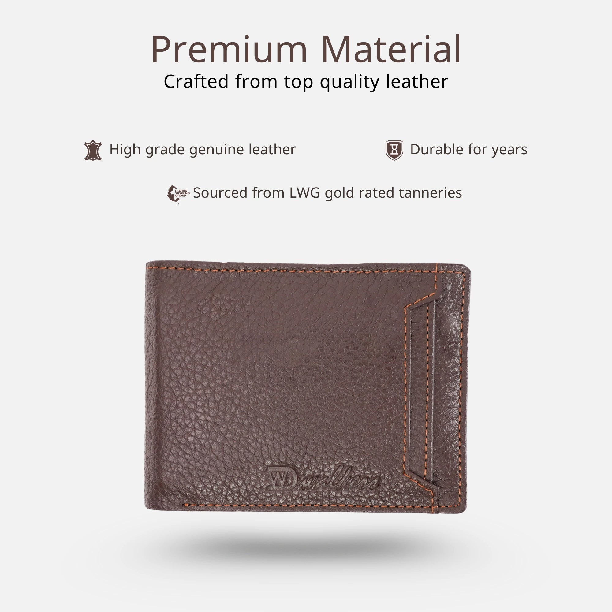 pure leather wallet for men