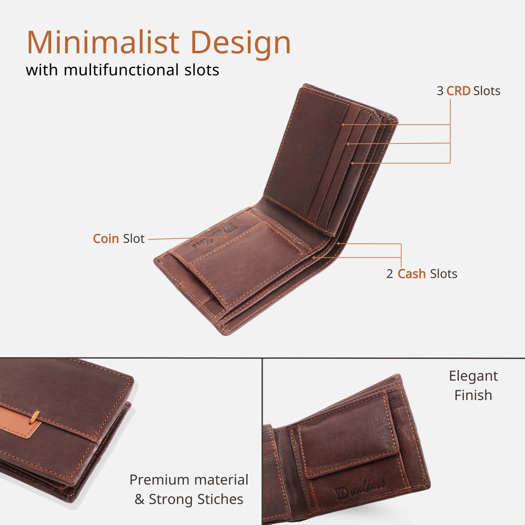 genuine leather wallet mens