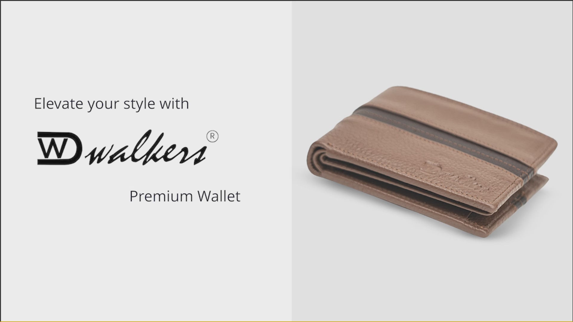 Whiskey Brown Men’s Leather Wallet with Card Slots & Coin Pocket