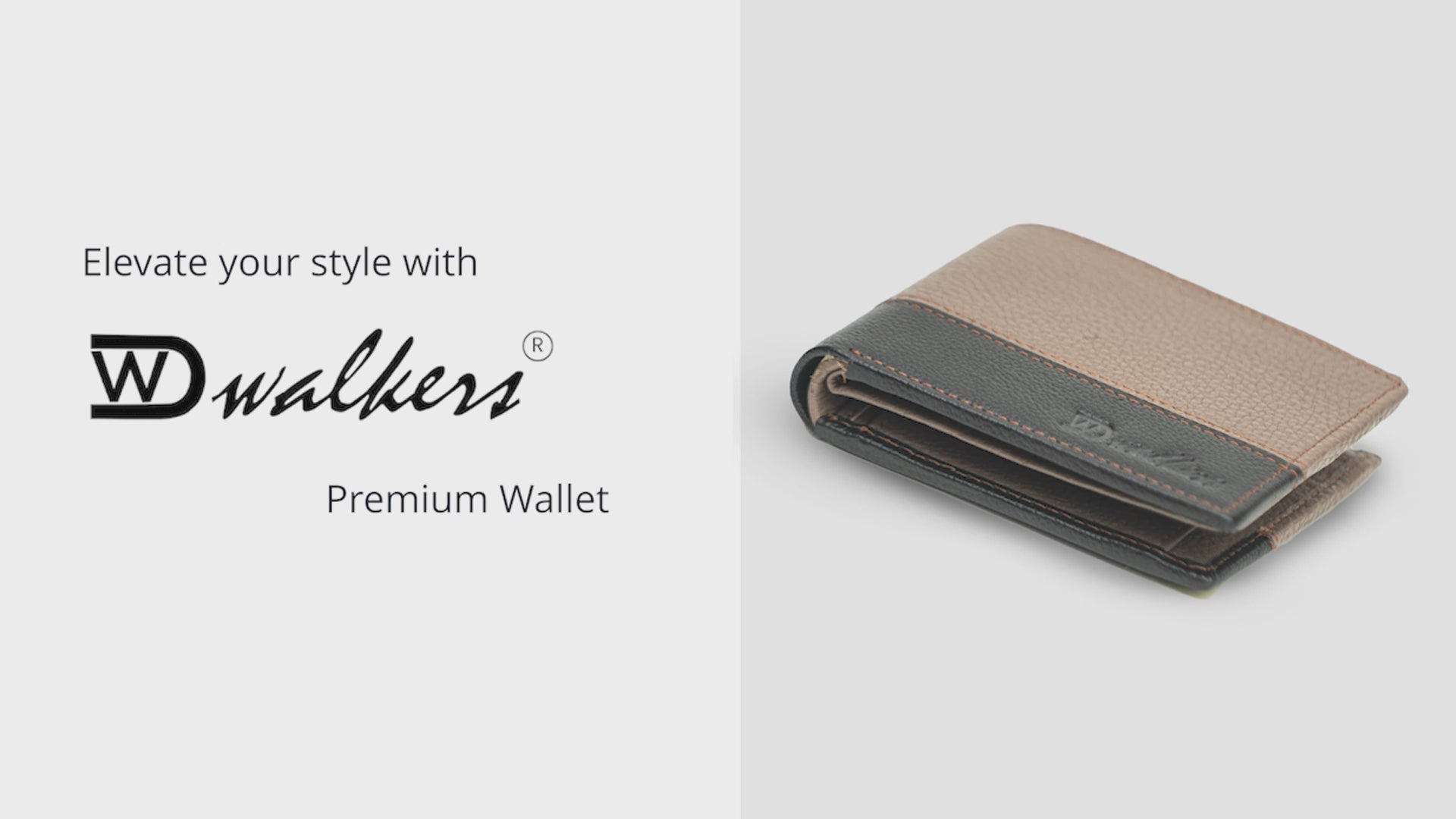 Classic Beige Men’s Leather Wallet with Card Slots & Coin Pocket
