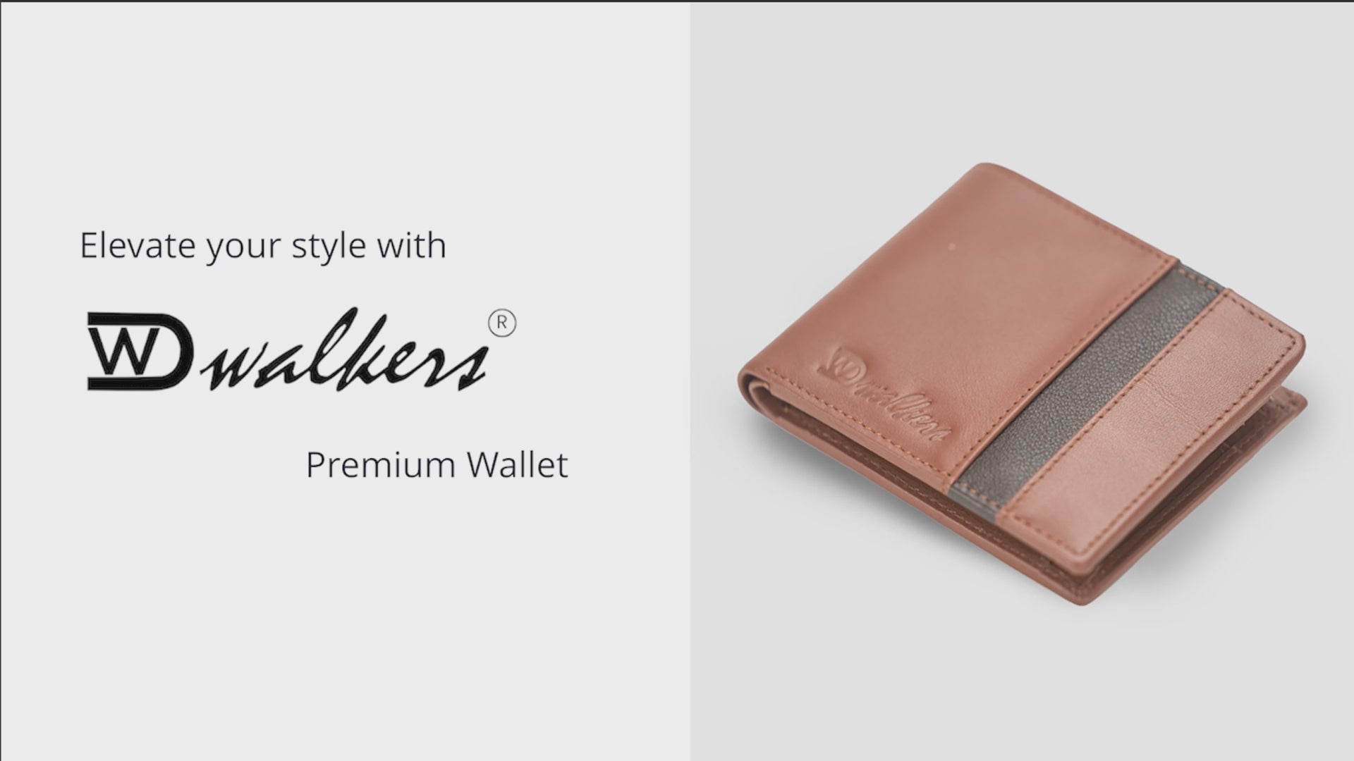Charamel Tan Men’s Leather Wallet with Card Slots & Coin Pocket