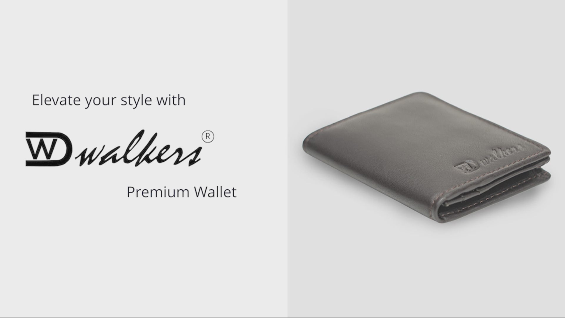Espresso Brown Smart Leather Wallet for Men with Card and  IDSlots