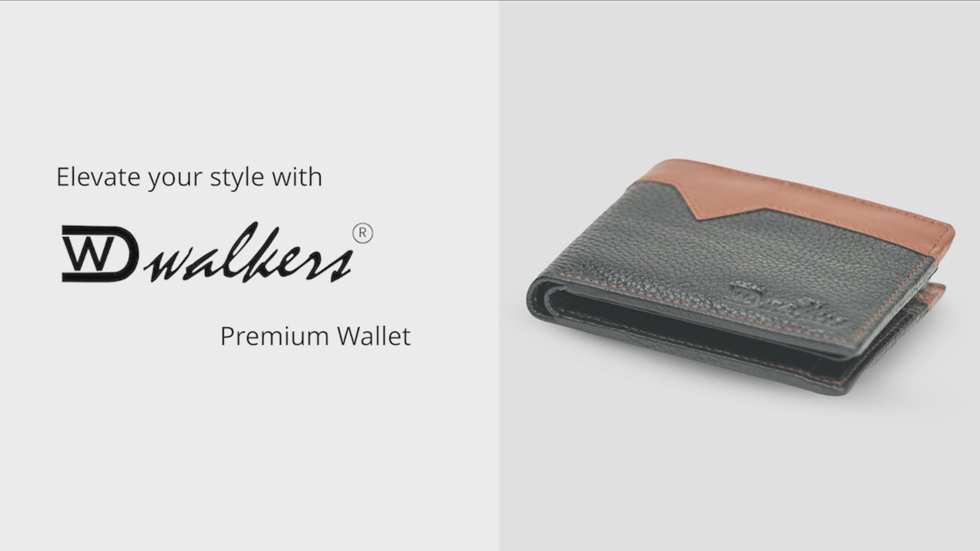 Stylish Jet-Black Men’s Leather Wallet With Card Slots & Coin Pocket