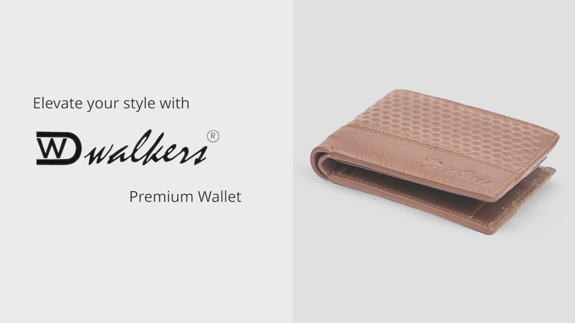 Cognac Brown Leather Wallet for Men with Card Slots & Coin Pocket